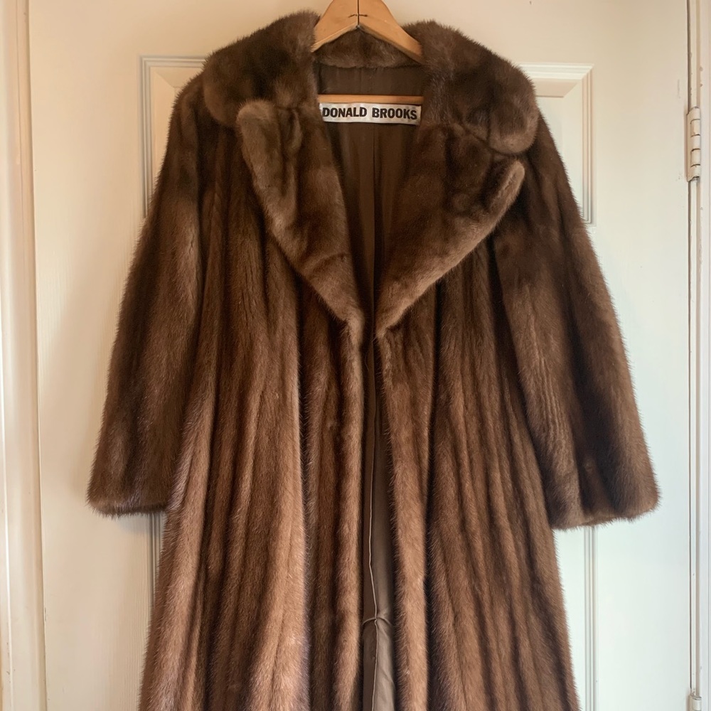 DONALD BROOKS mink fur coat